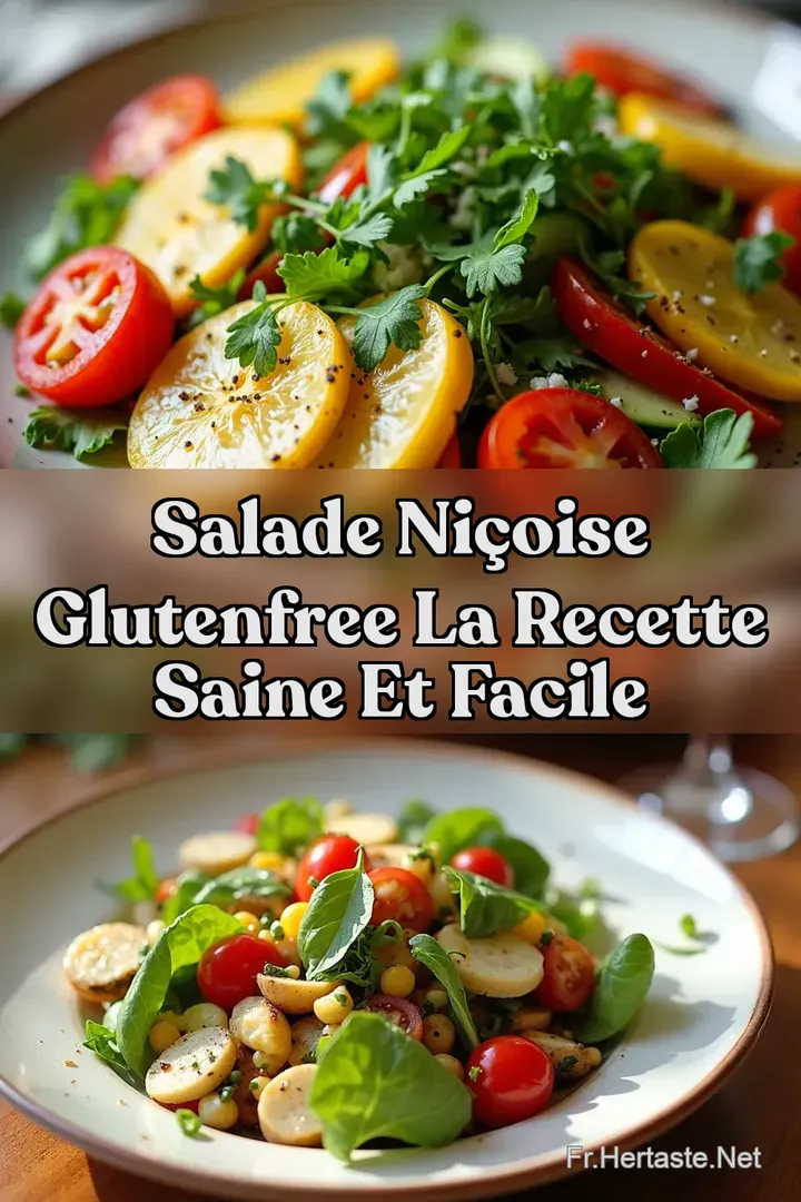 Salade Ni&ccedil;oise GlutenFree La Recette Saine et Facile