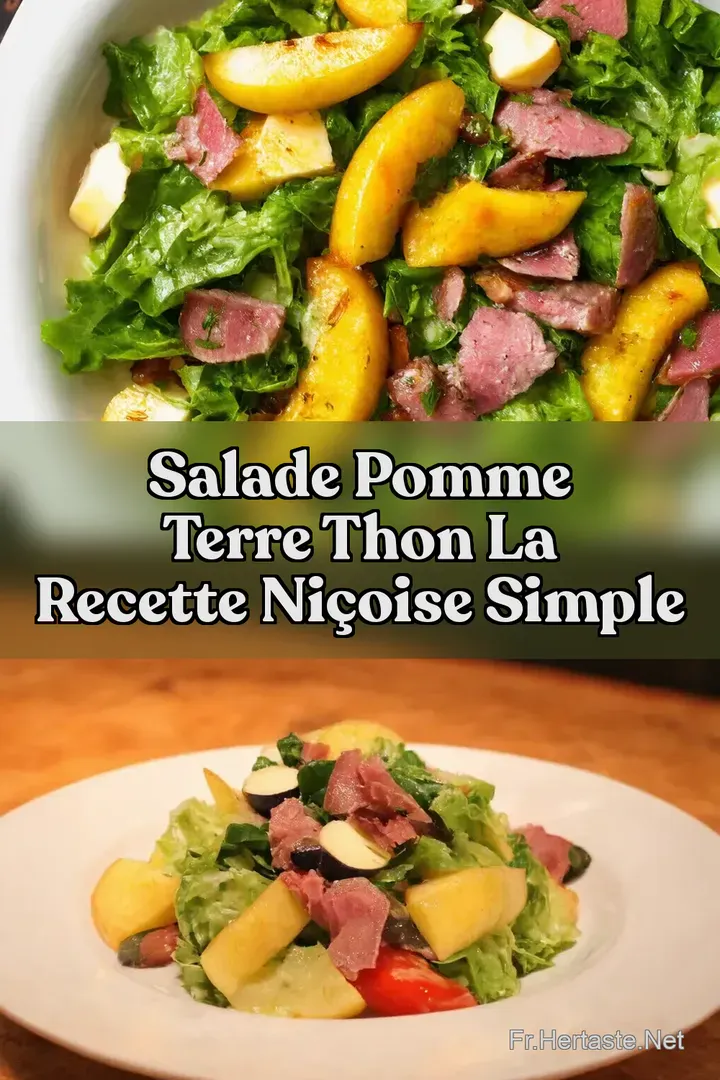 Salade Pomme Terre Thon La Recette Ni&ccedil;oise Simple