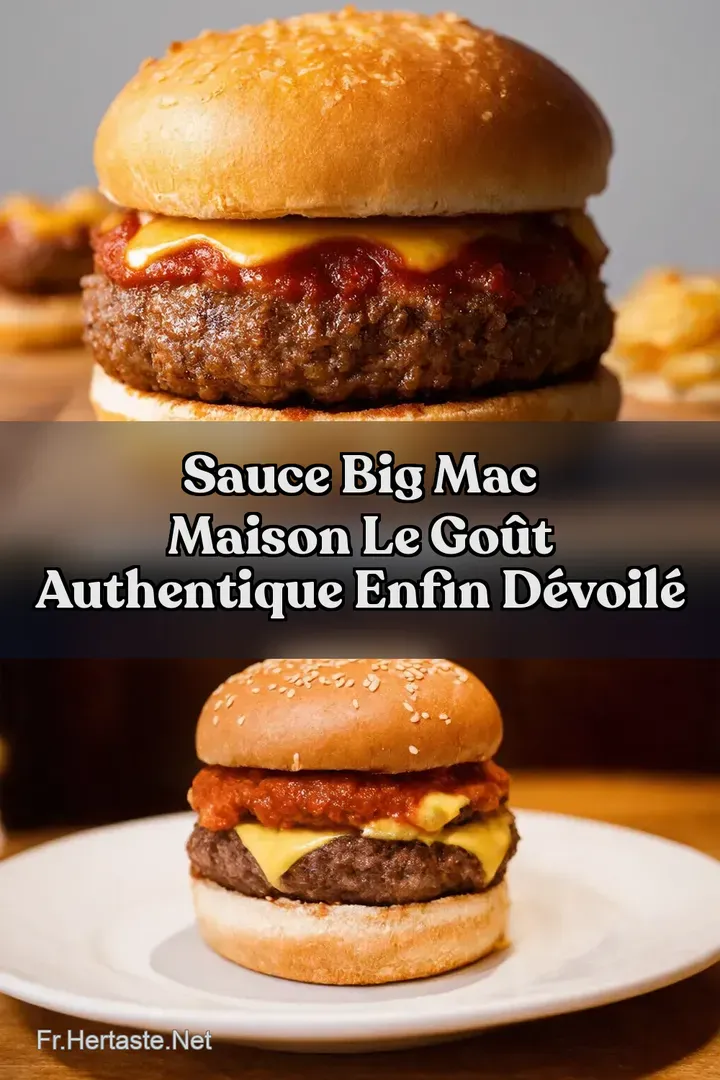 Sauce Big Mac Maison Le Go&ucirc;t Authentique Enfin D&eacute;voil&eacute;