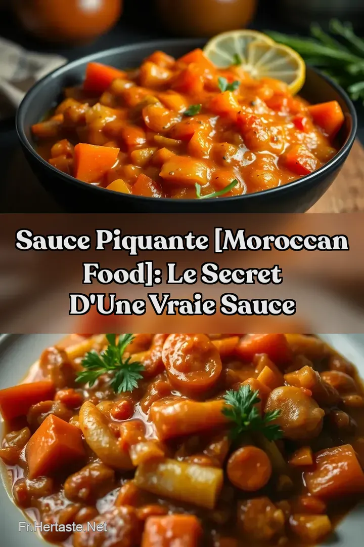 Sauce Piquante [Moroccan Food]: Le Secret d Une Vraie Sauce