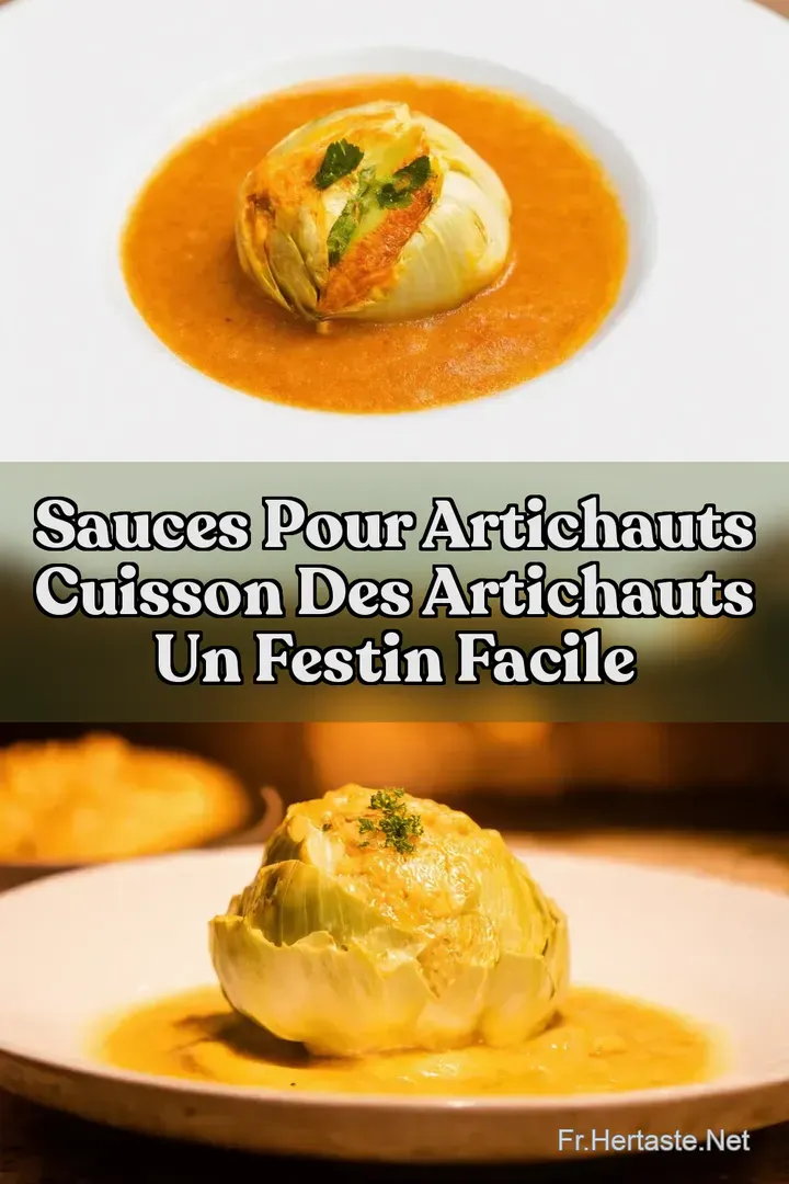 Sauces pour Artichauts Cuisson des Artichauts Un Festin Facile