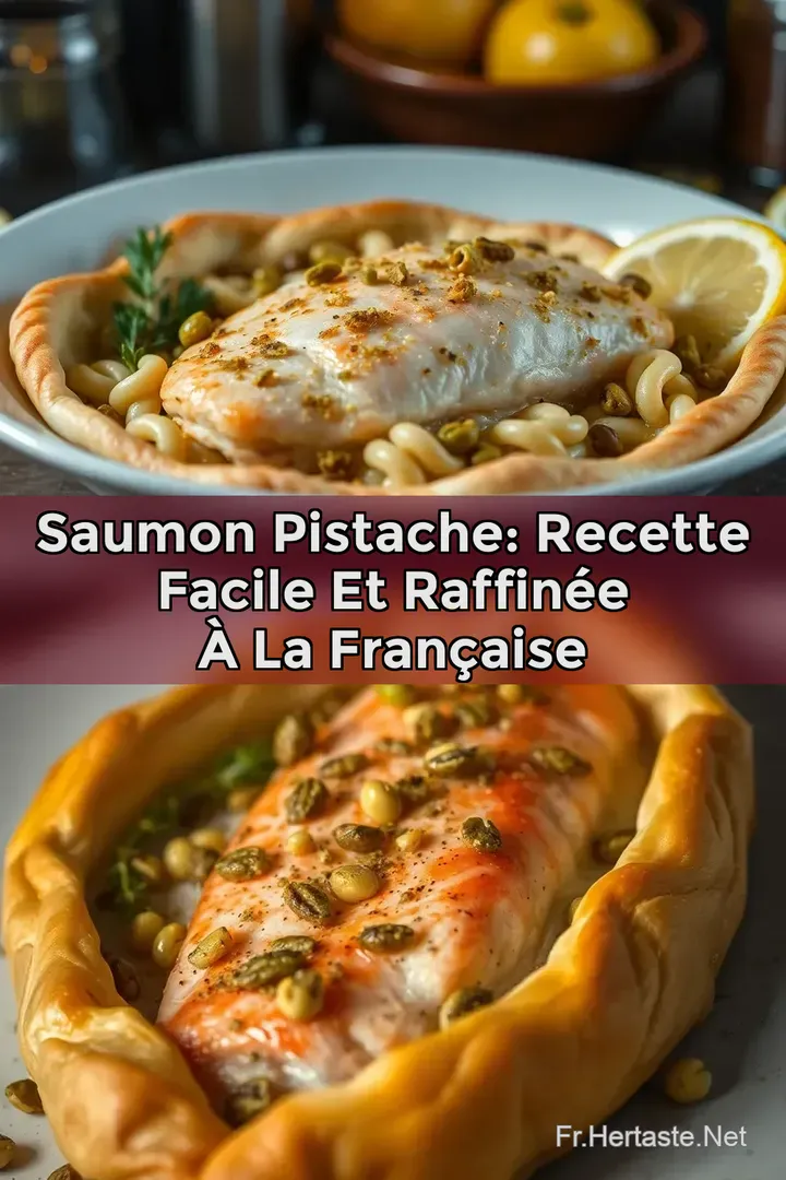 Saumon Pistache: Recette Facile et Raffin&eacute;e &agrave; la Fran&ccedil;aise
