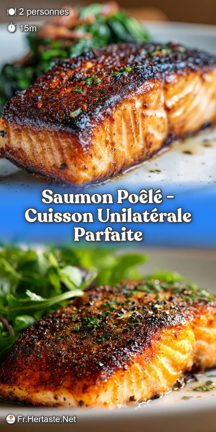 Close-up of salmon skin seared to a perfect crisp, showcasing textures and golden-brown colors, with a glistening, appetiz...