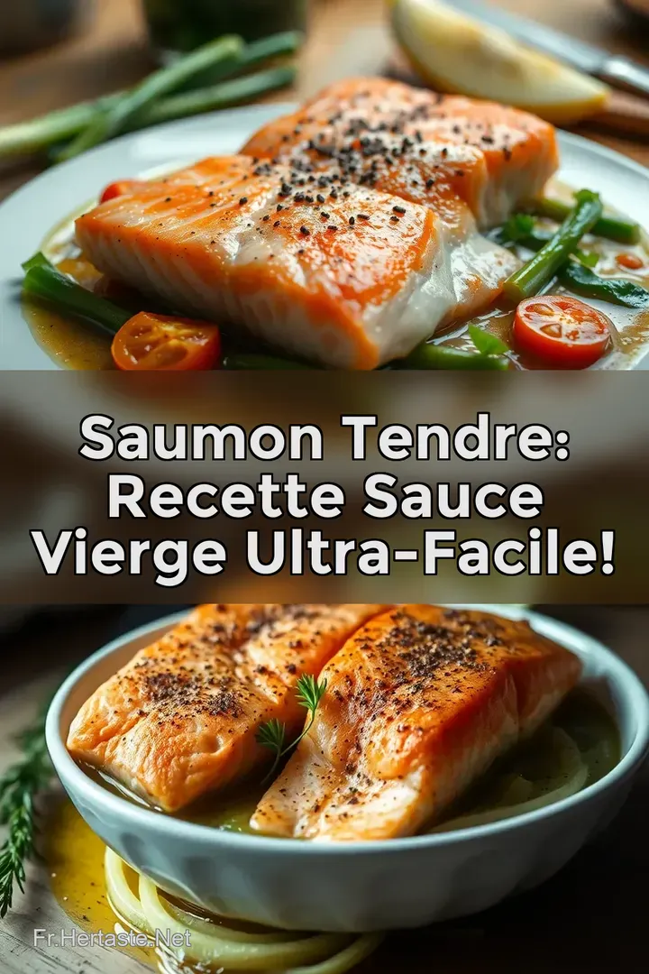 Saumon Tendre: Recette Sauce Vierge Ultra-Facile!