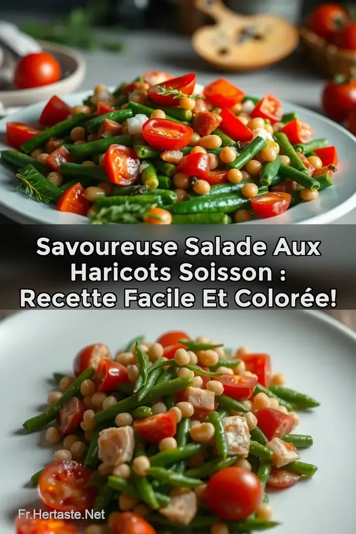 Savoureuse Salade aux Haricots Soisson : Recette Facile et Color&eacute;e!