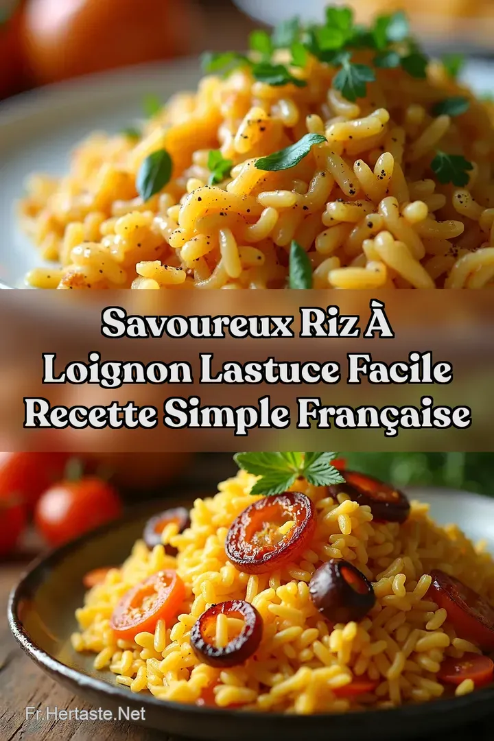 Savoureux Riz &agrave; lOignon LAstuce Facile Recette simple Fran&ccedil;aise