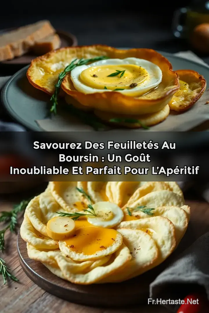 Savourez des Feuillet&eacute;s au Boursin : Un Go&ucirc;t Inoubliable et Parfait pour l&rsquo;Ap&eacute;ritif