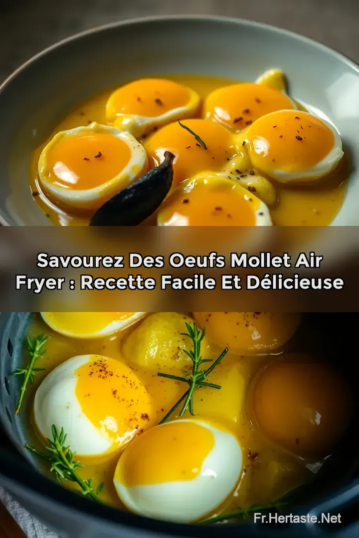 Savourez des Oeufs Mollet Air Fryer : Recette Facile et D&eacute;licieuse