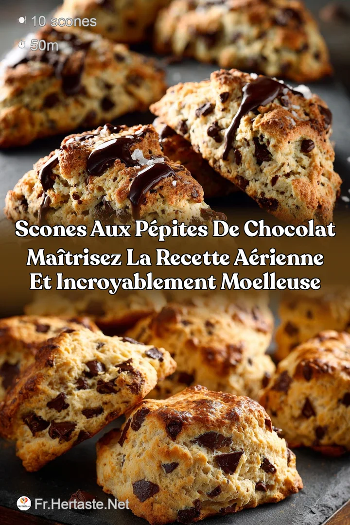 Scones aux p&eacute;pites de chocolat Ma&icirc;trisez la recette a&eacute;rienne et incroyablement moelleuse