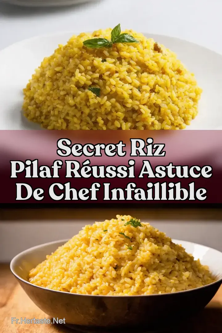 Secret Riz Pilaf R&eacute;ussi Astuce de Chef Infaillible