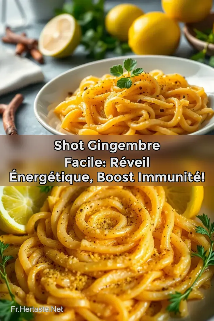 Shot Gingembre Facile: R&eacute;veil &Eacute;nerg&eacute;tique Boost Immunit&eacute;!