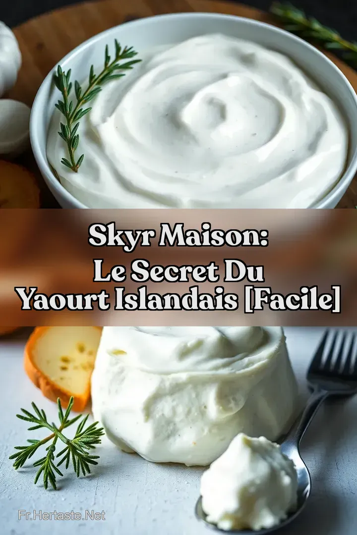 Skyr Maison: Le Secret du Yaourt Islandais [Facile]