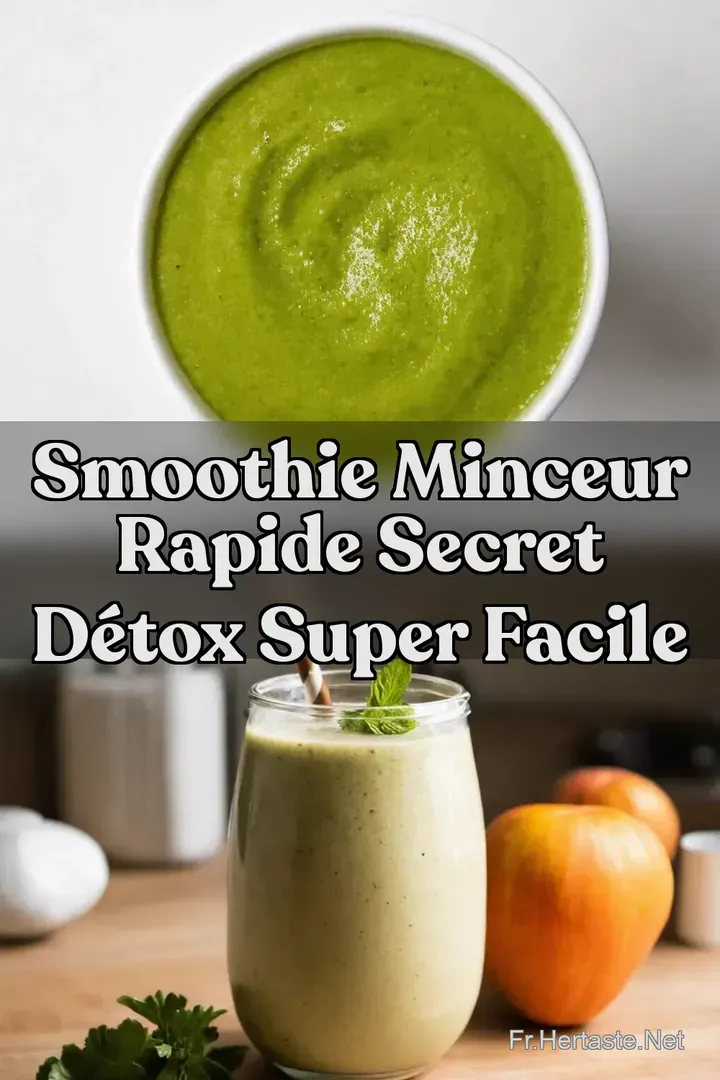 Smoothie Minceur Rapide Secret D&eacute;tox Super Facile