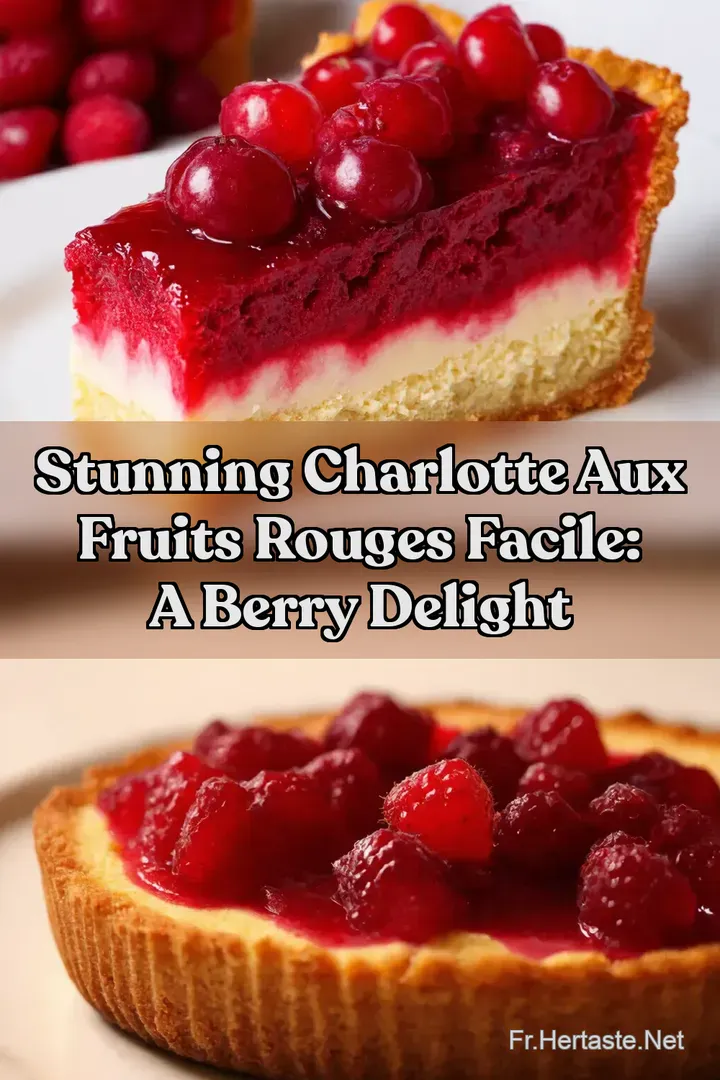 Stunning charlotte aux fruits rouges facile: A Berry Delight
