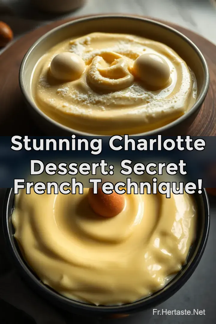 Stunning Charlotte Dessert: Secret French Technique!