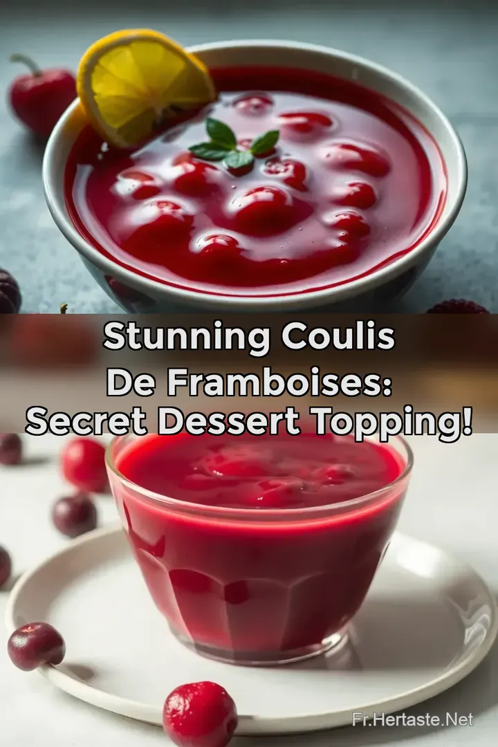 Stunning Coulis de Framboises: Secret Dessert Topping!