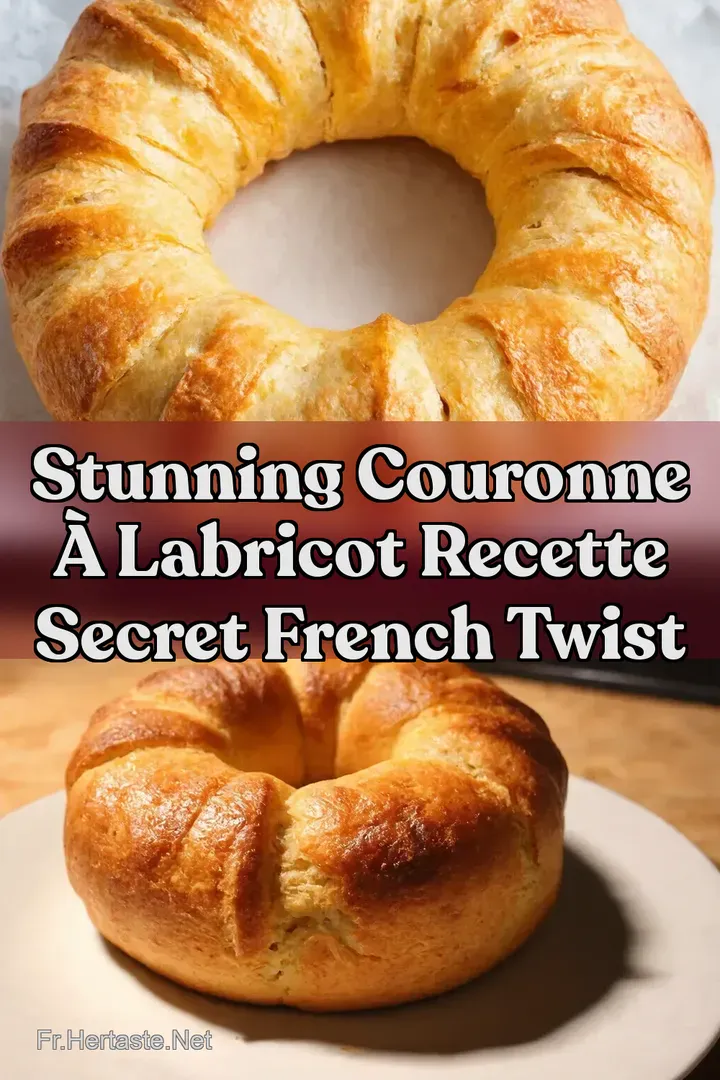 Stunning Couronne &agrave; lAbricot Recette Secret French Twist