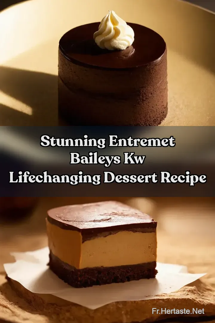 Stunning Entremet Baileys kw LifeChanging Dessert Recipe