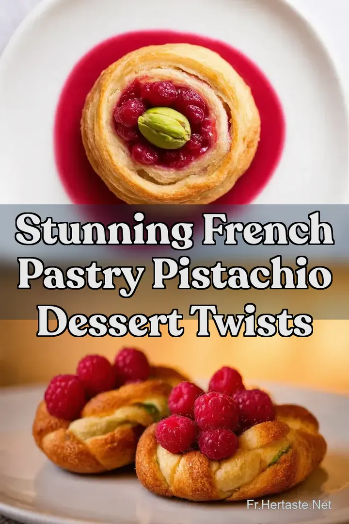 Stunning French Pastry Pistachio Dessert Twists