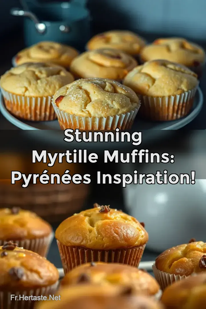 Stunning Myrtille Muffins: Pyr&eacute;n&eacute;es Inspiration!