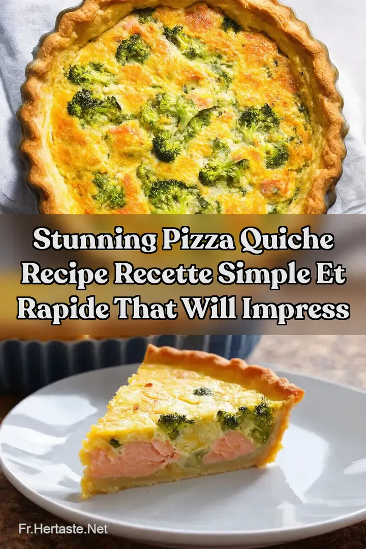 Stunning Pizza Quiche Recipe Recette Simple et Rapide That Will Impress