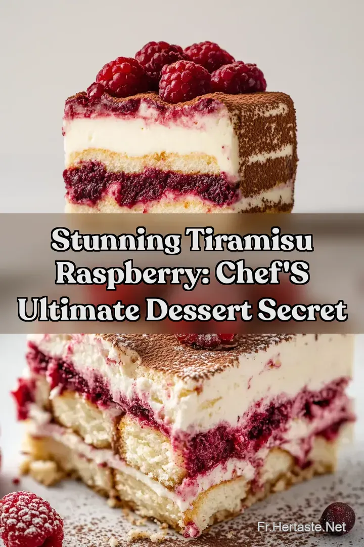 Stunning Tiramisu Raspberry: Chef s Ultimate Dessert Secret