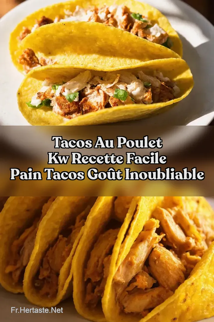 Tacos Au Poulet kw Recette Facile Pain Tacos Go&ucirc;t Inoubliable