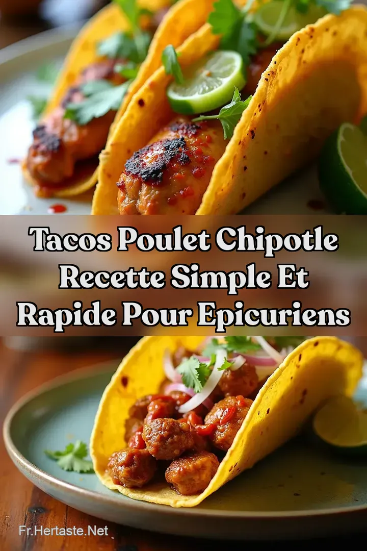 Tacos Poulet Chipotle Recette Simple Et Rapide Pour Epicuriens