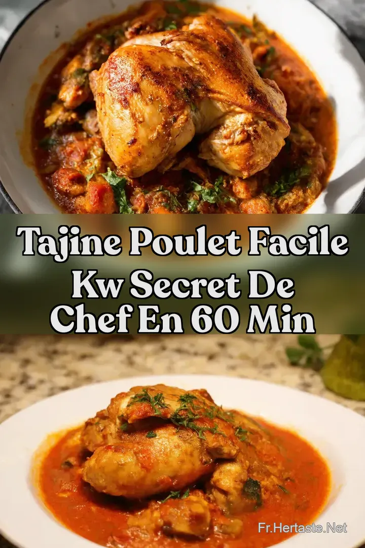 Tajine Poulet Facile kw Secret de Chef en 60 Min