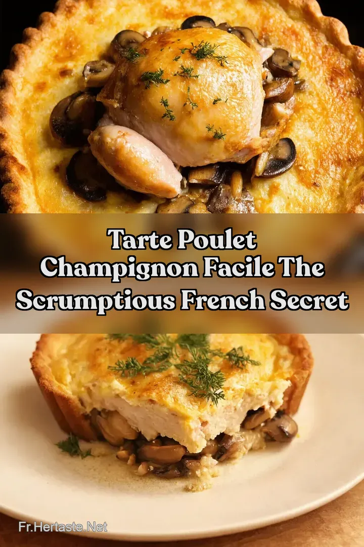 Tarte Poulet Champignon Facile The Scrumptious French Secret