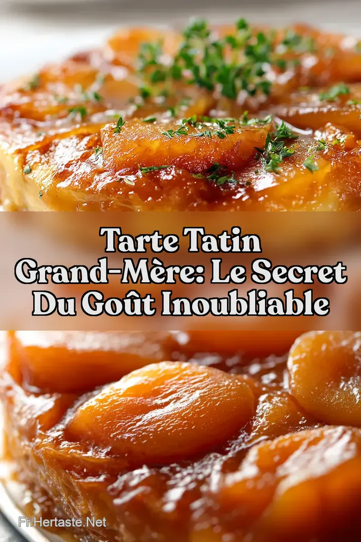 Tarte Tatin Grand-M&egrave;re: Le Secret du Go&ucirc;t Inoubliable