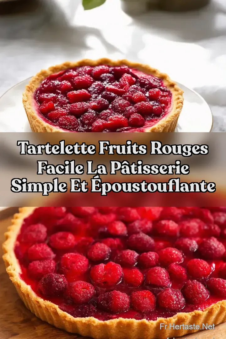 Tartelette Fruits Rouges Facile La P&acirc;tisserie Simple et &Eacute;poustouflante