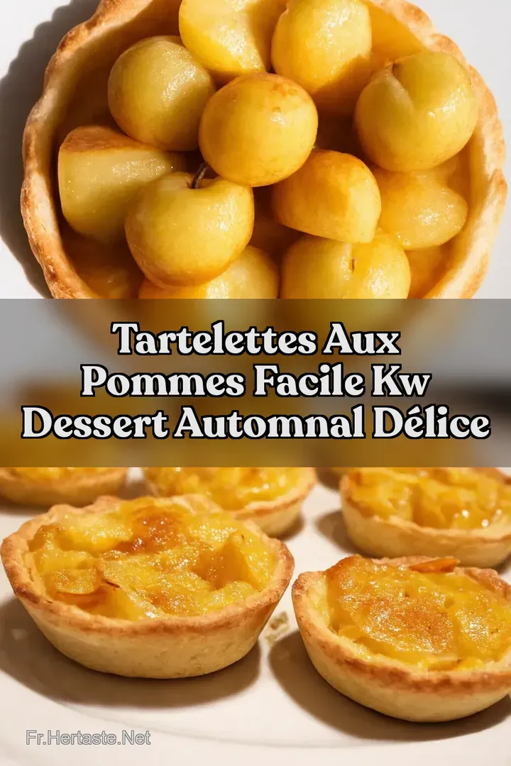 Tartelettes aux Pommes Facile kw Dessert Automnal D&eacute;lice