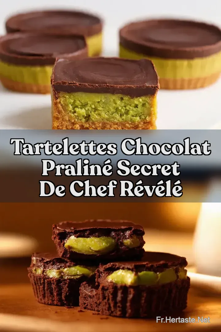 Tartelettes Chocolat Pralin&eacute; Secret de Chef R&eacute;v&eacute;l&eacute;