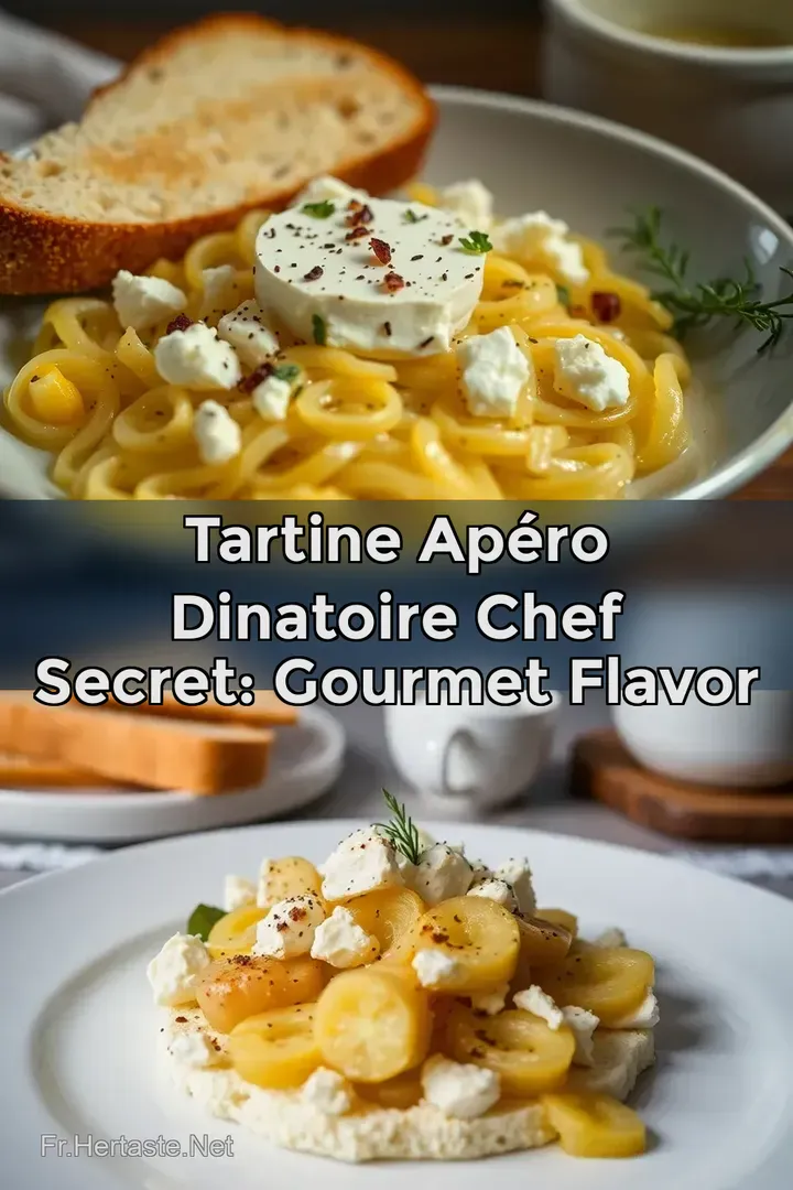Tartine Ap&eacute;ro Dinatoire Chef Secret: Gourmet Flavor