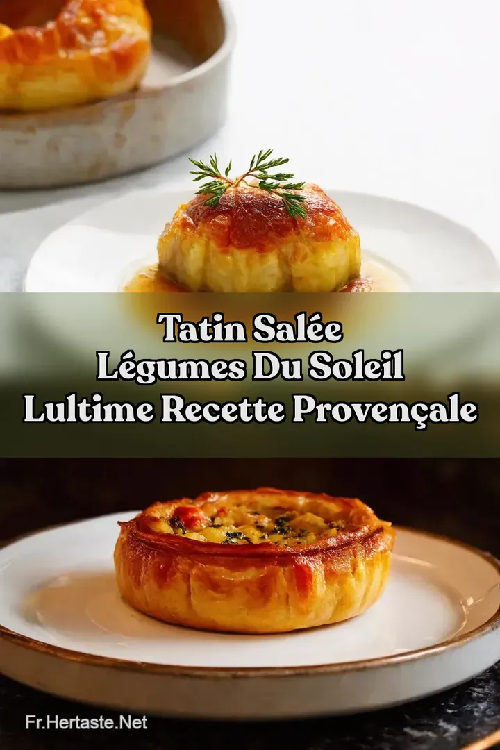 Tatin Sal&eacute;e L&eacute;gumes du Soleil LUltime Recette Proven&ccedil;ale