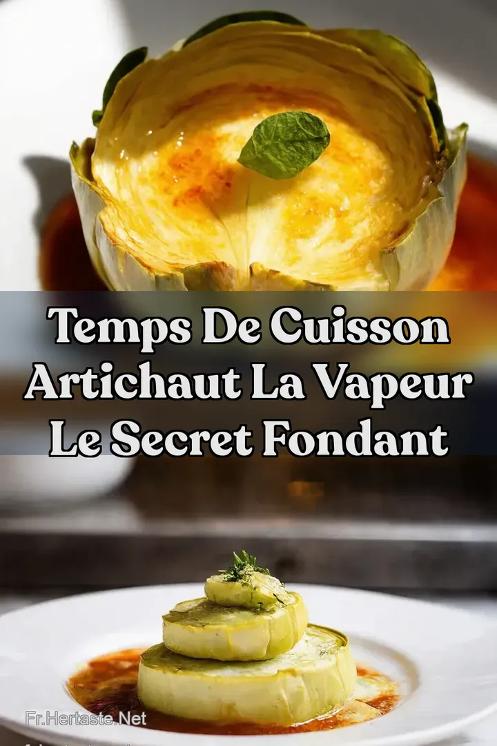 Temps de Cuisson Artichaut La Vapeur le Secret Fondant