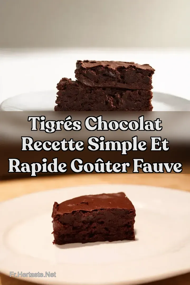 Tigr&eacute;s Chocolat Recette Simple et Rapide Go&ucirc;ter Fauve