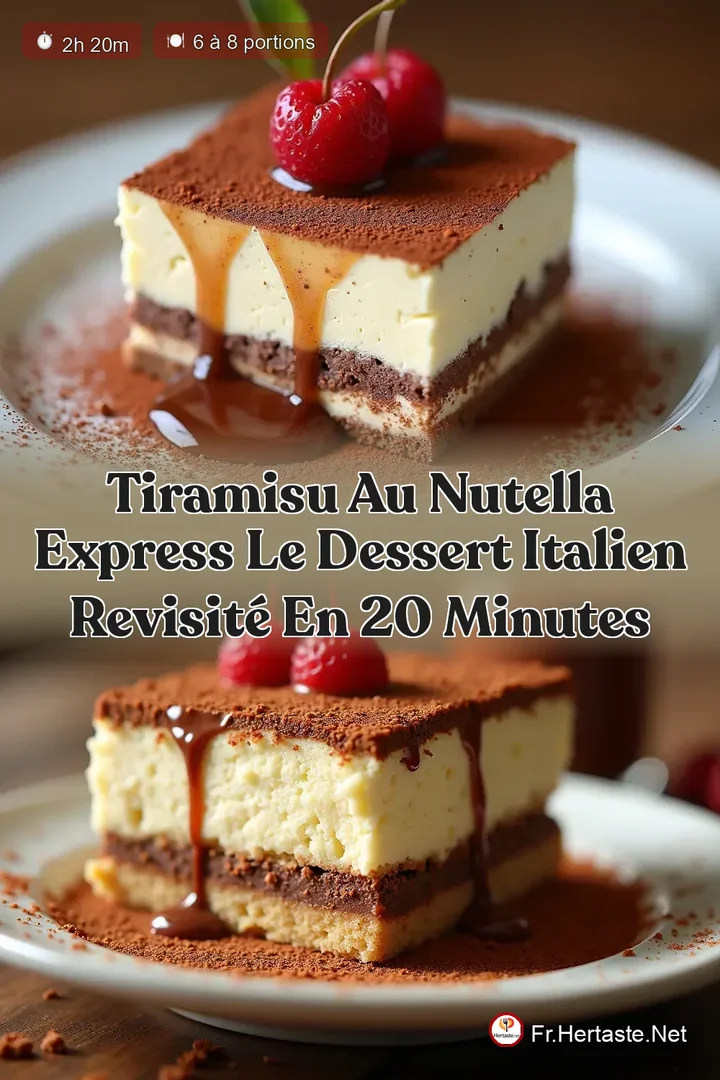 Tiramisu au Nutella Express Le Dessert Italien Revisit&eacute; en 20 Minutes