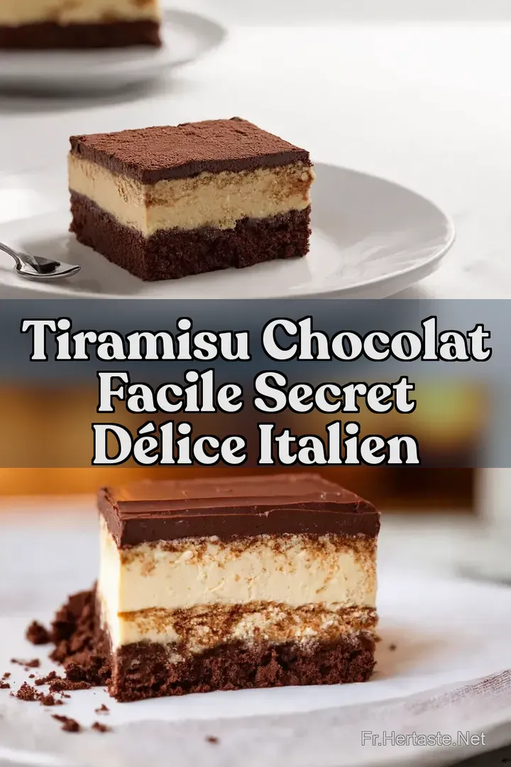 Tiramisu Chocolat Facile Secret D&eacute;lice Italien