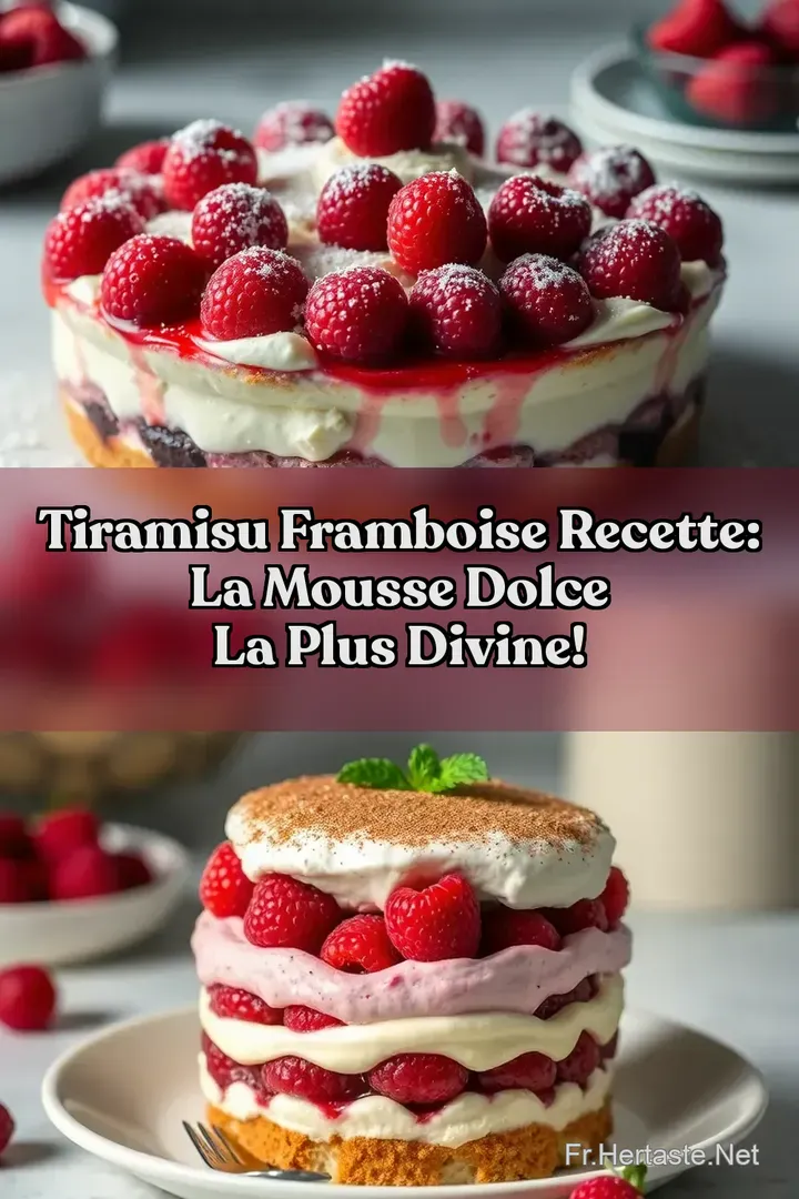 Tiramisu Framboise Recette: La Mousse Dolce la Plus Divine!