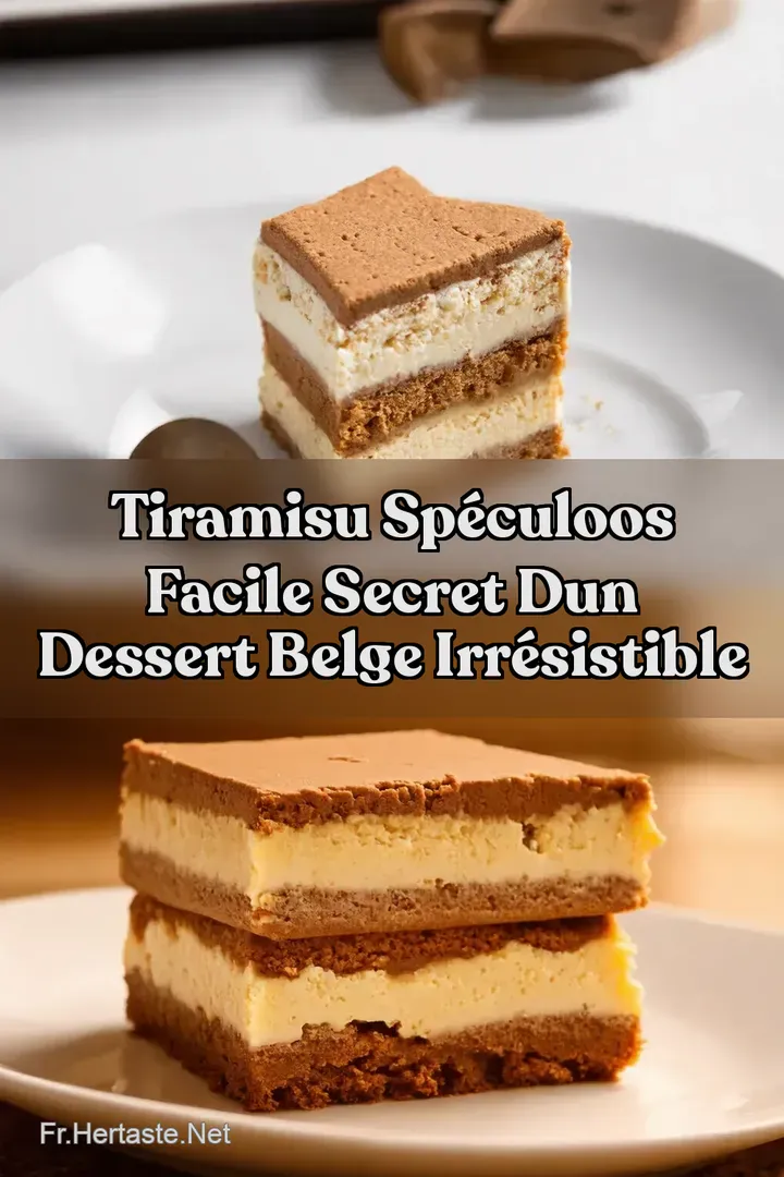 Tiramisu Sp&eacute;culoos Facile Secret dun Dessert Belge Irr&eacute;sistible