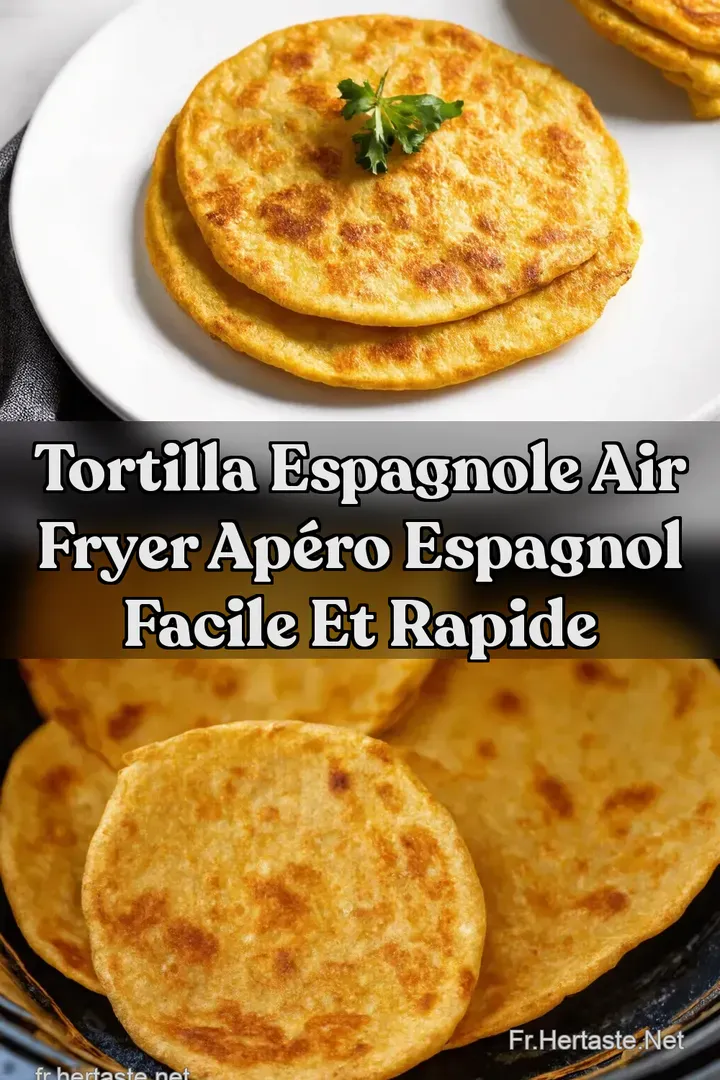 Tortilla Espagnole Air Fryer Ap&eacute;ro Espagnol Facile et Rapide