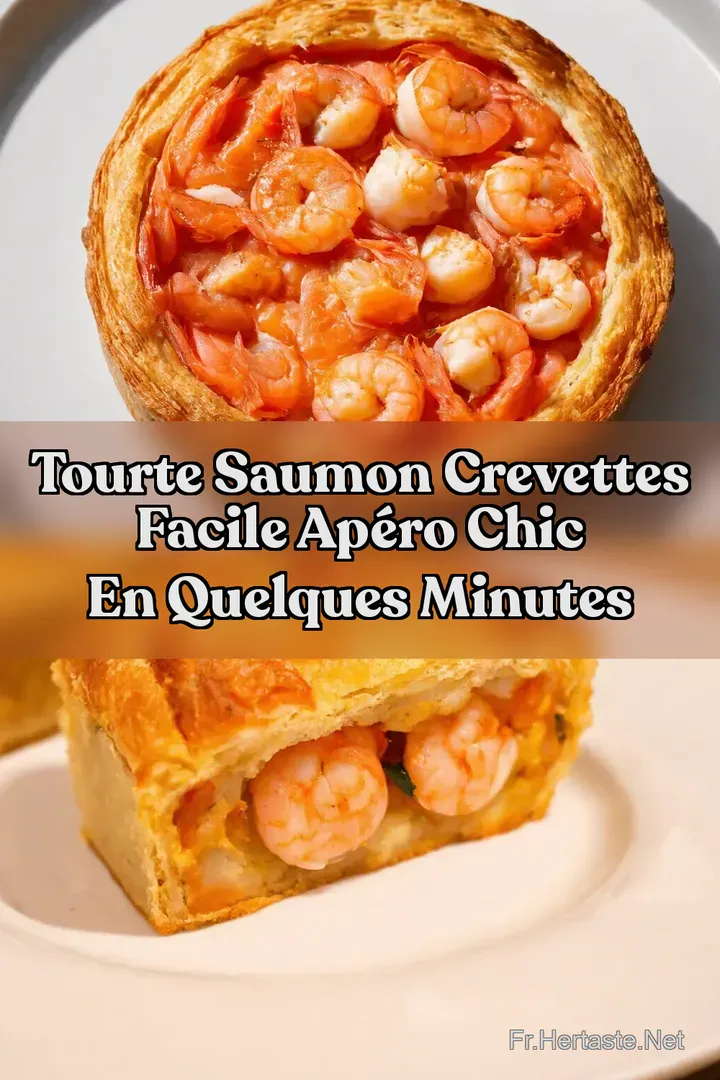 Tourte Saumon Crevettes Facile Ap&eacute;ro Chic En Quelques Minutes