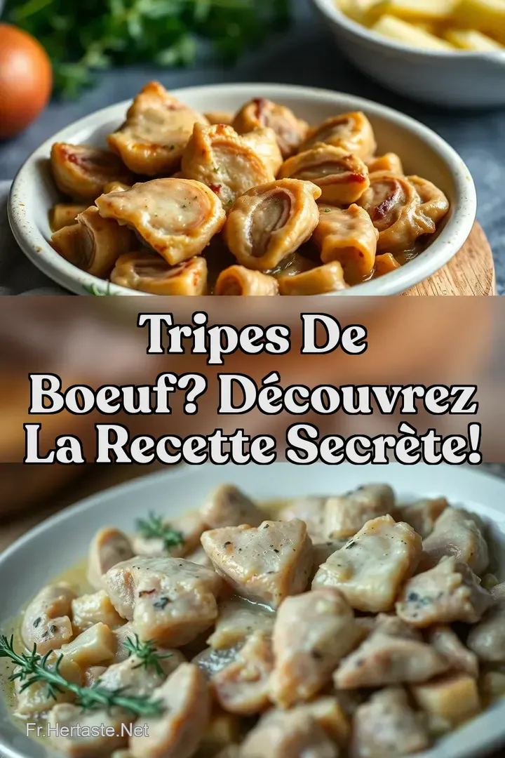 Tripes de Boeuf? D&eacute;couvrez la Recette Secr&egrave;te!