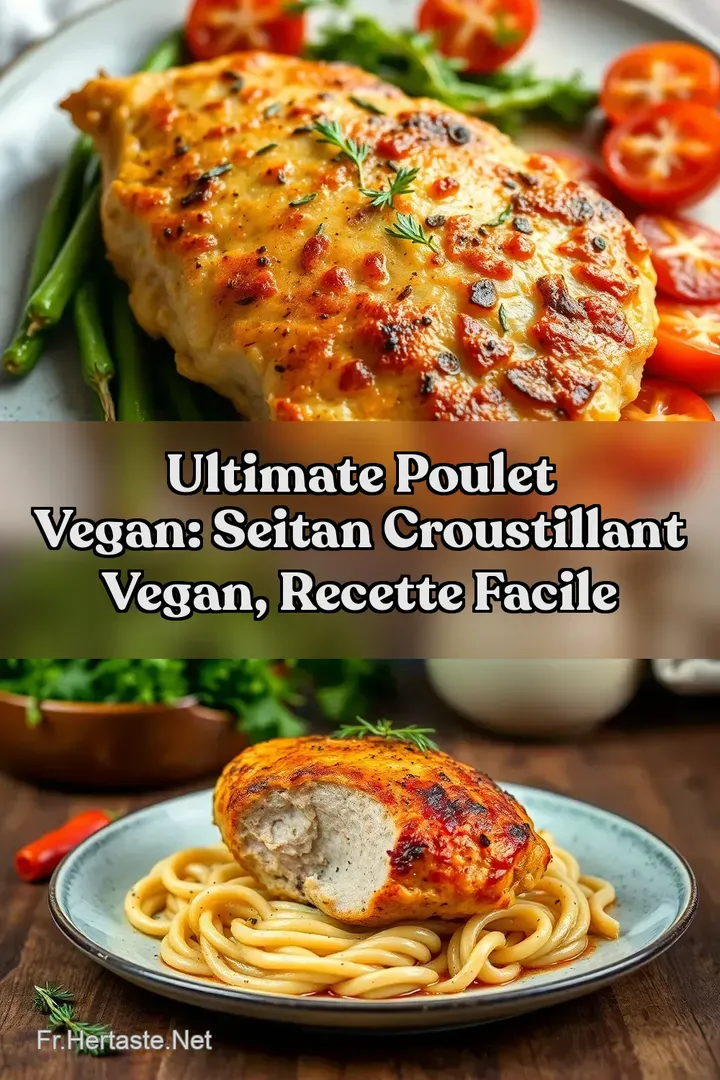 Ultimate Poulet Vegan: Seitan Croustillant Vegan Recette Facile
