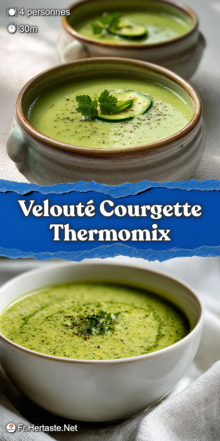 Close-up of velvety smooth, pale green courgette soup with a glistening surface. Swirls of cream create an inviting, appet...