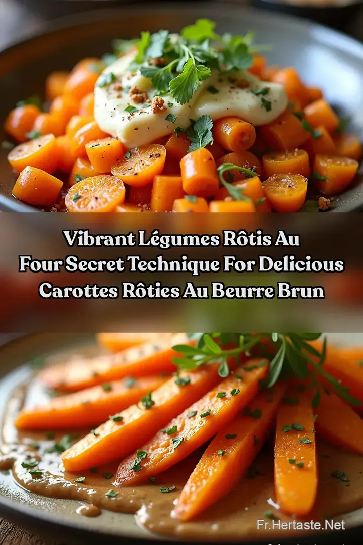 Vibrant L&eacute;gumes R&ocirc;tis au Four Secret Technique for Delicious Carottes R&ocirc;ties au Beurre Brun
