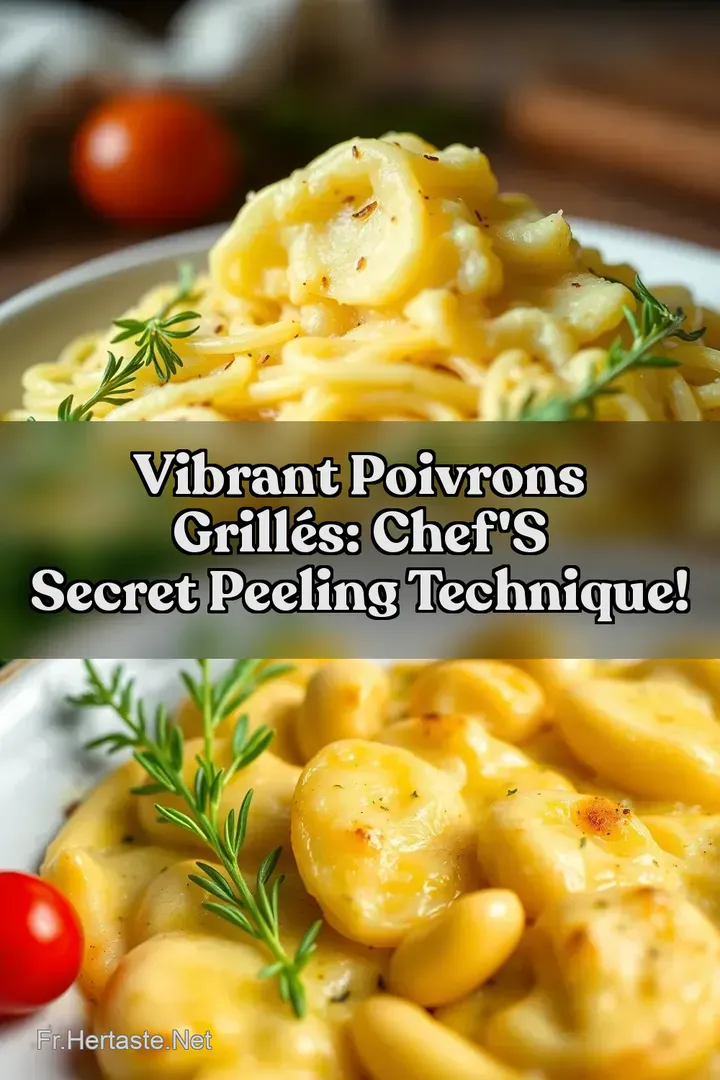 Vibrant Poivrons Grill&eacute;s: Chef s Secret Peeling Technique!