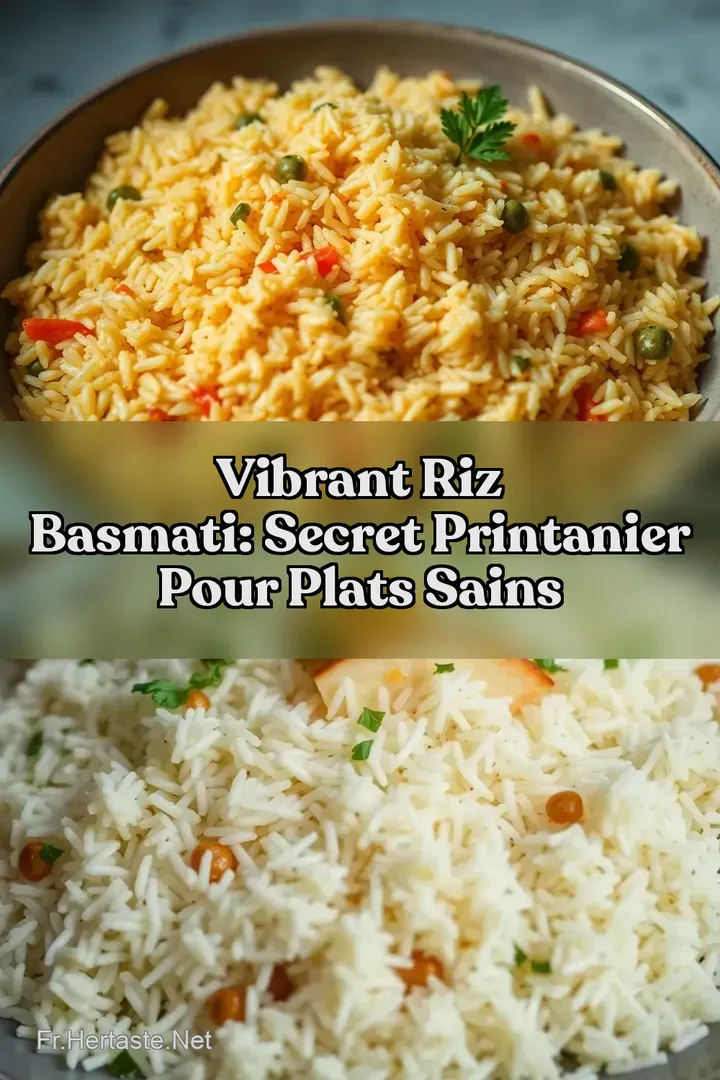 Vibrant Riz Basmati: Secret Printanier Pour Plats Sains